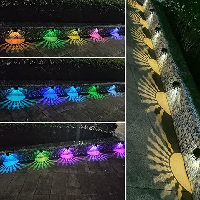야외인 것을 위한 IP65 방수 태양 벽 울타리 LED 라이트 전망 80 * 80MM