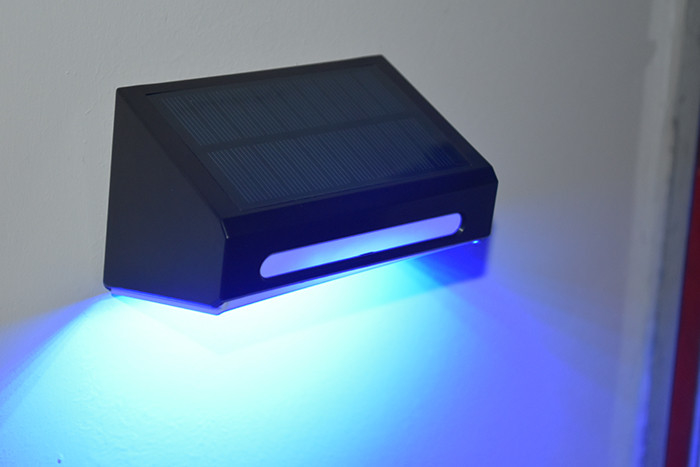 RGB 변속성 방수 벽등 LED 정원등 태양광 울타리 닷컴 램프 태양광 야외등
