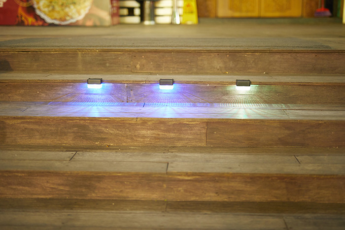 태양광 LED 드라이브 웨이 도크 라이트 외관 경고 계단 램프 가드 경로 마당 경로 야드
