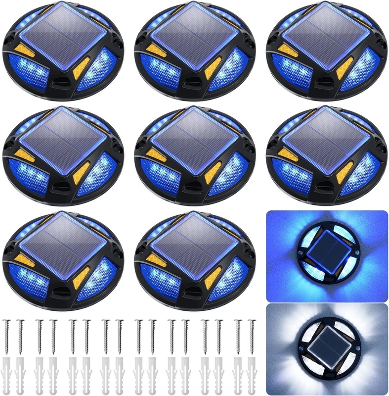 알루미늄 태양광 LED 도크 라이트 LED 데크 램프 걸음보단 계단 정원 바닥 경로