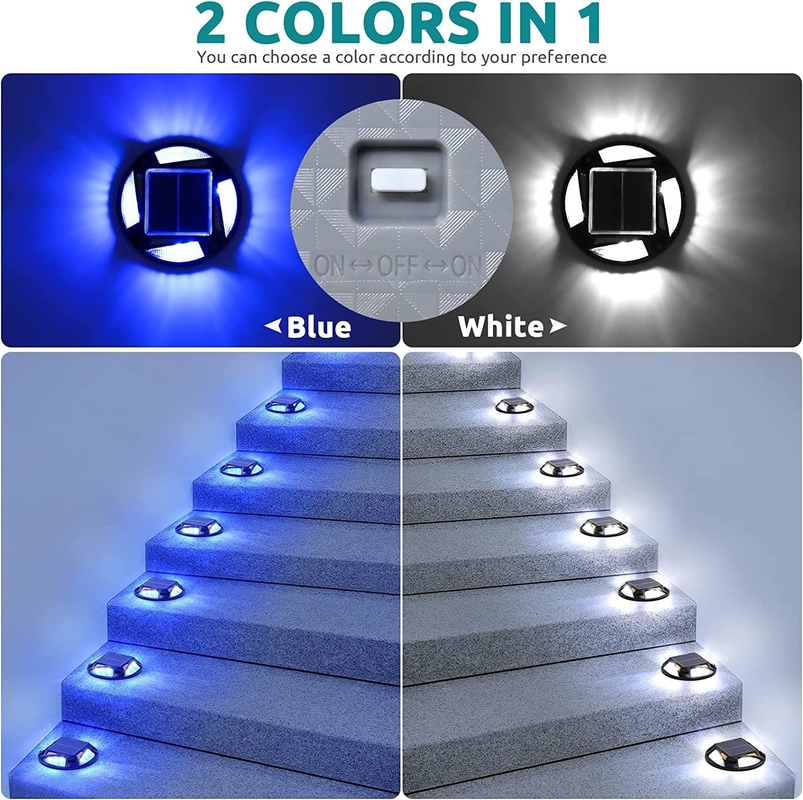 알루미늄 태양광 LED 도크 라이트 LED 데크 램프 걸음보단 계단 정원 바닥 경로