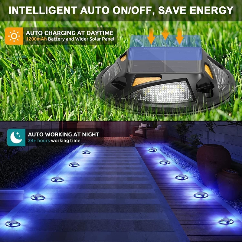 알루미늄 태양광 LED 도크 라이트 LED 데크 램프 걸음보단 계단 정원 바닥 경로