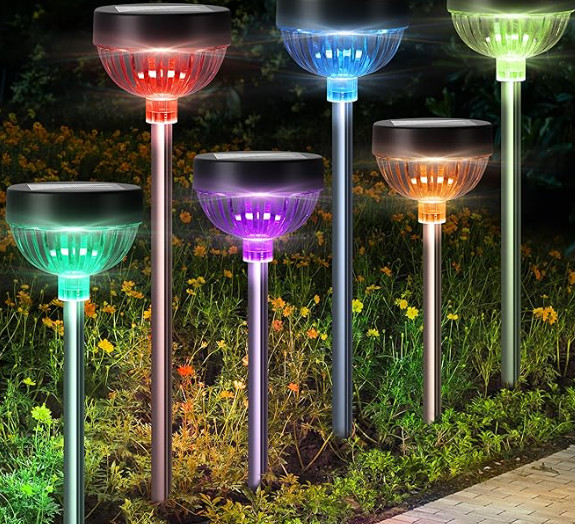 일광전력 LED 정원 조명 일정한 깜박임 및 희미화 모드 단 결정적 실리콘 패널