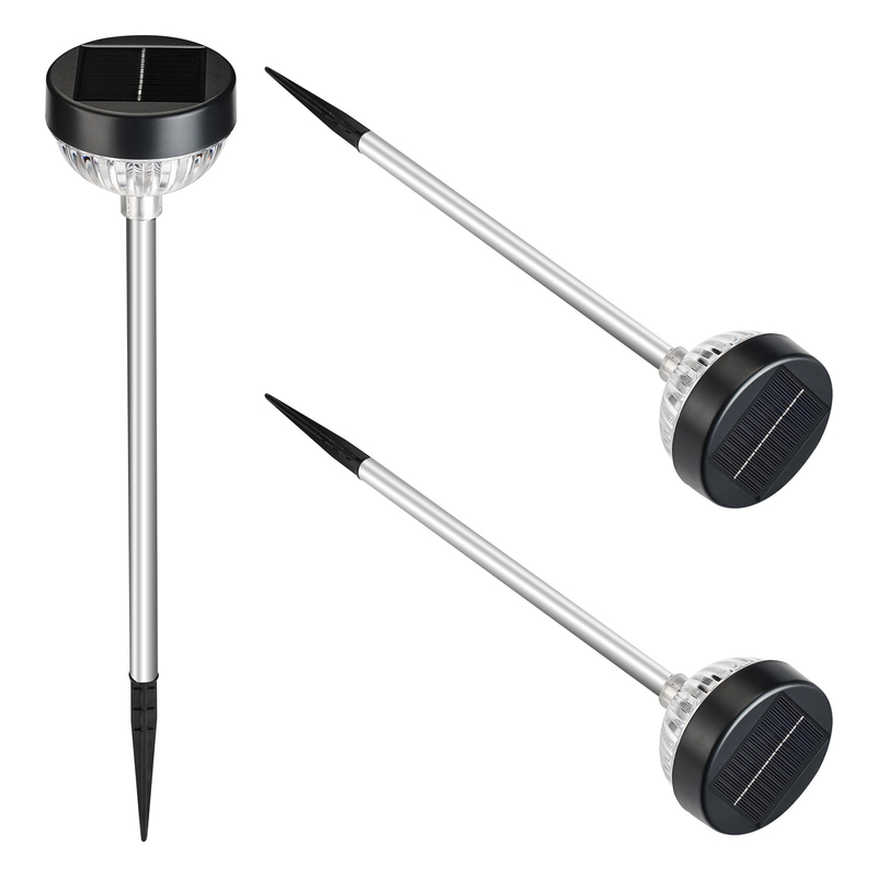 IP65 방수 ABS PC LED 태양 정원 조명 100LM 빛 강도 / 600mAh 배터리 용량