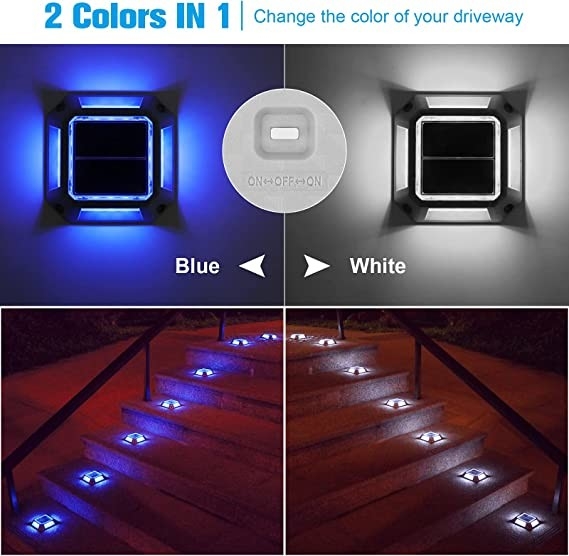 IP67 방수 태양광 LED 도크 라이트 LED 데크 램프