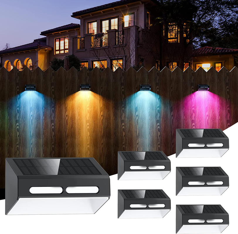야외 태양 벽 조명 방수 LED 조명 태양 전력 정원 조명 Patio Yard 장식