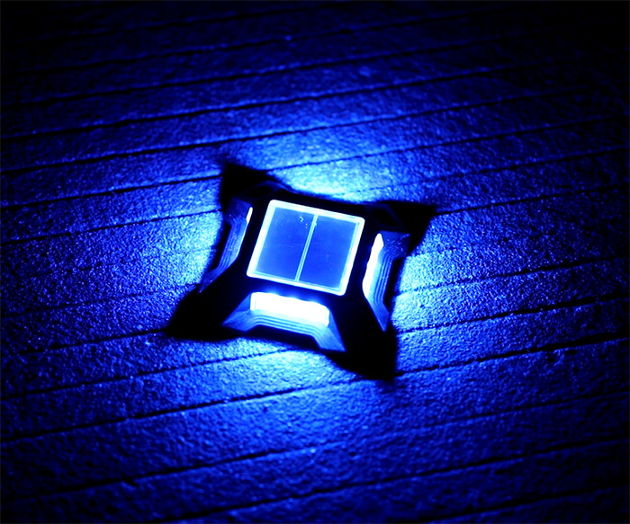 IP 68 방수 태양광 LED 덱 램프 야외 장식용 태양광 계단 도크 램프 Patio Yard