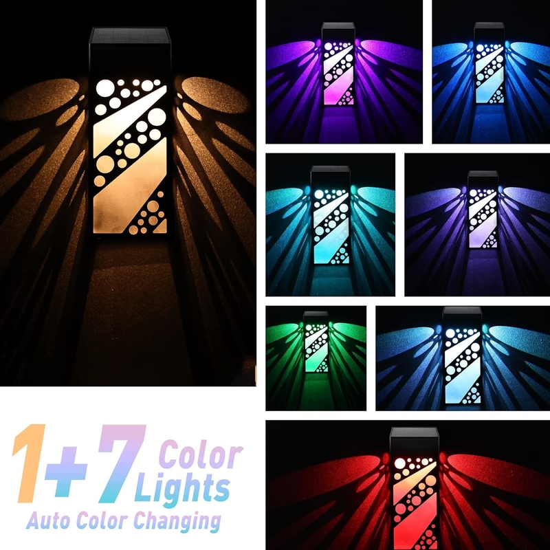 IP 68 방수 태양광 LED 덱 램프 야외 장식용 태양광 계단 도크 램프 Patio Yard