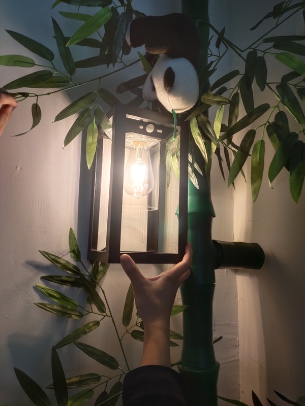 외관 태양 LED 벽등 IP65 방수 태양 정원 빛 울타리 잔디 경로