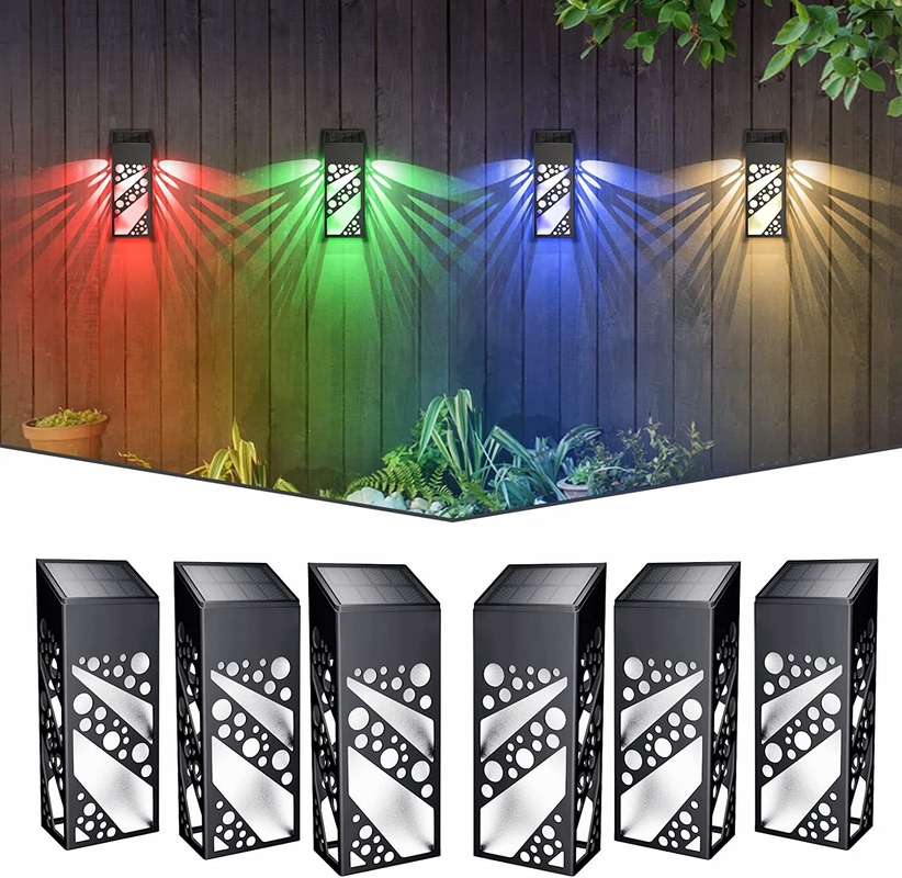 IP 68 방수 태양광 LED 덱 램프 야외 장식용 태양광 계단 도크 램프 Patio Yard