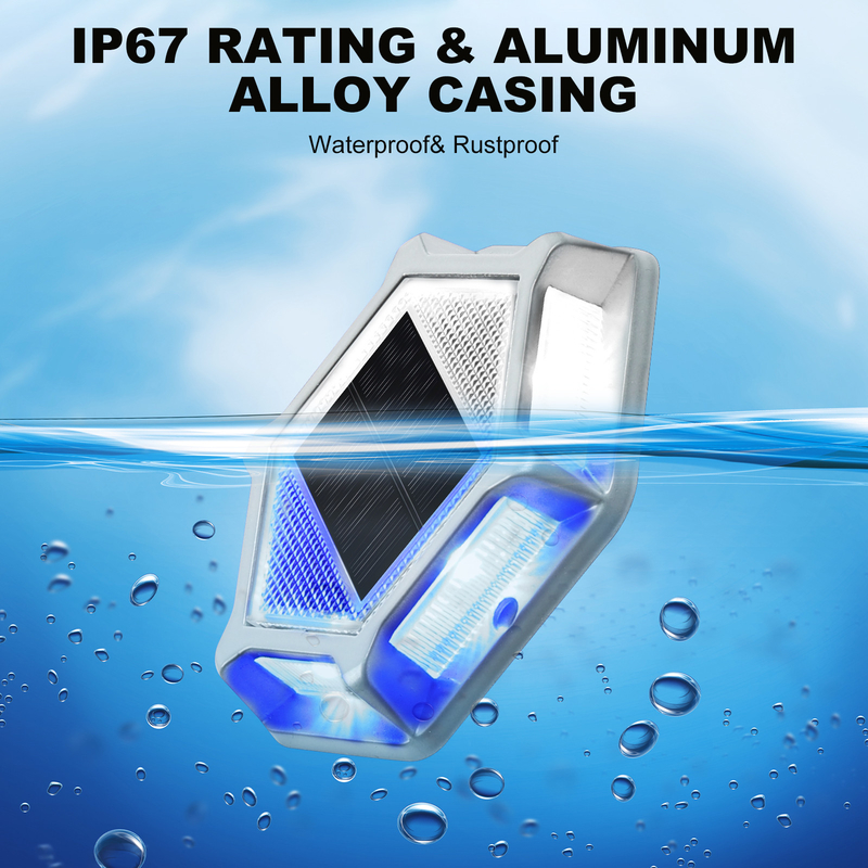 알루미늄 태양 도크 라이트 IP68 방수 20 루멘스 밝기 -20°C~60°C 작동 온도