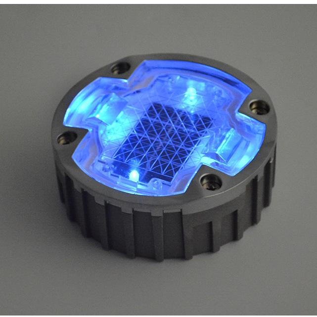 6 PC LED 양 태양광 LED 도로 스터드 3 년 수명 및 Ni-Mh 배터리
