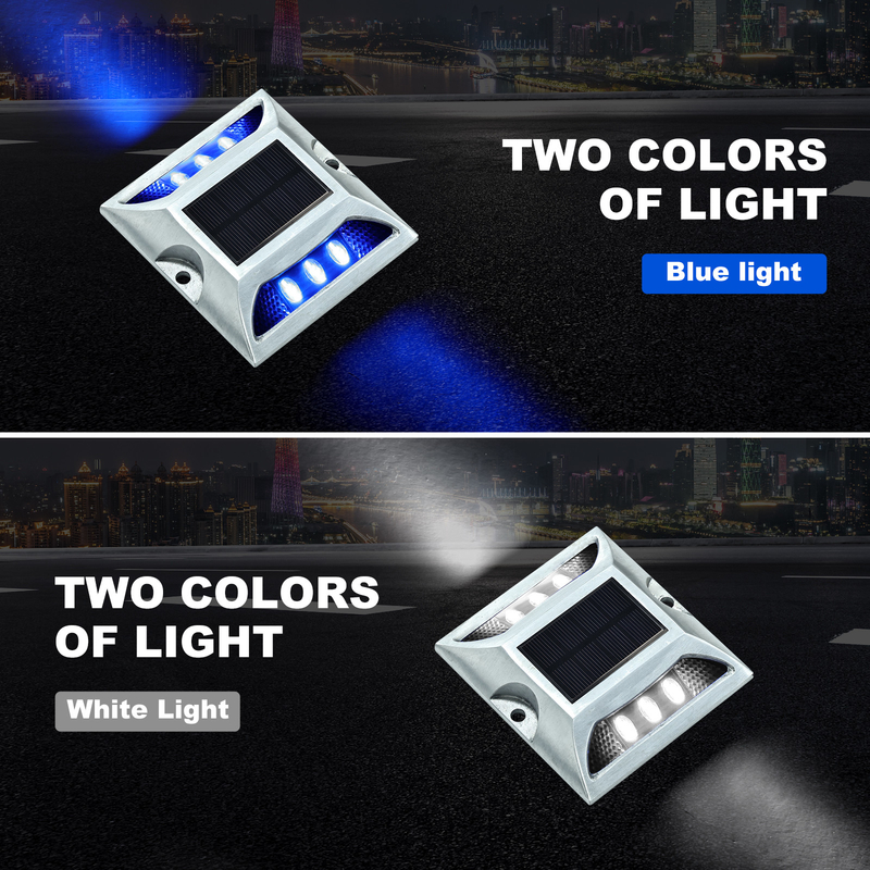 IP68 등급 LED 태양광 도로 표시등 50000h 수명 및 2V 전압