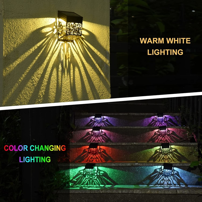 태양광으로 작동하는 LED 정원 조명 단 결정적 실리콘 패널과 함께 따뜻한 / 냉정한 흰색 / RGB