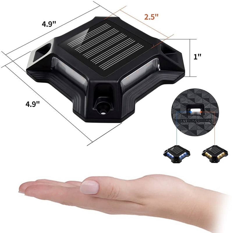 부레 / 콜드 화이트 태양광 LED 라이트 1.2V/600MAH Ni-Mh 배터리로 전원 공급