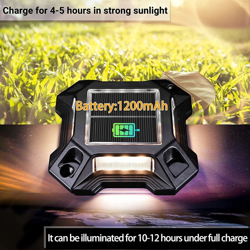 부레 / 콜드 화이트 태양광 LED 라이트 1.2V/600MAH Ni-Mh 배터리로 전원 공급