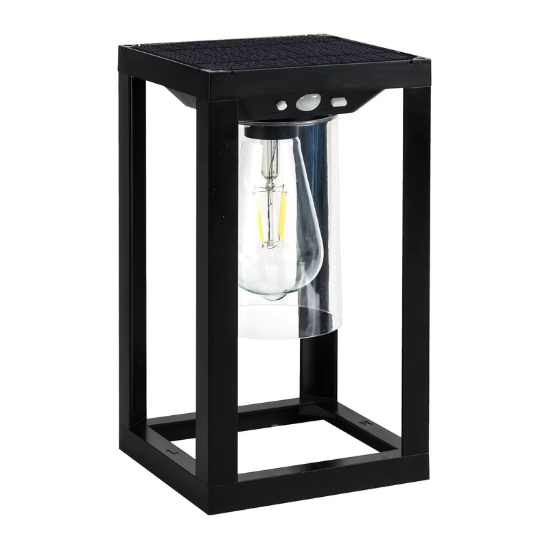 모션 센서 태양 전지 창문 빛 야외 조명 IP65 Sconce 벽 랜턴 램프 Patio 정문 장식