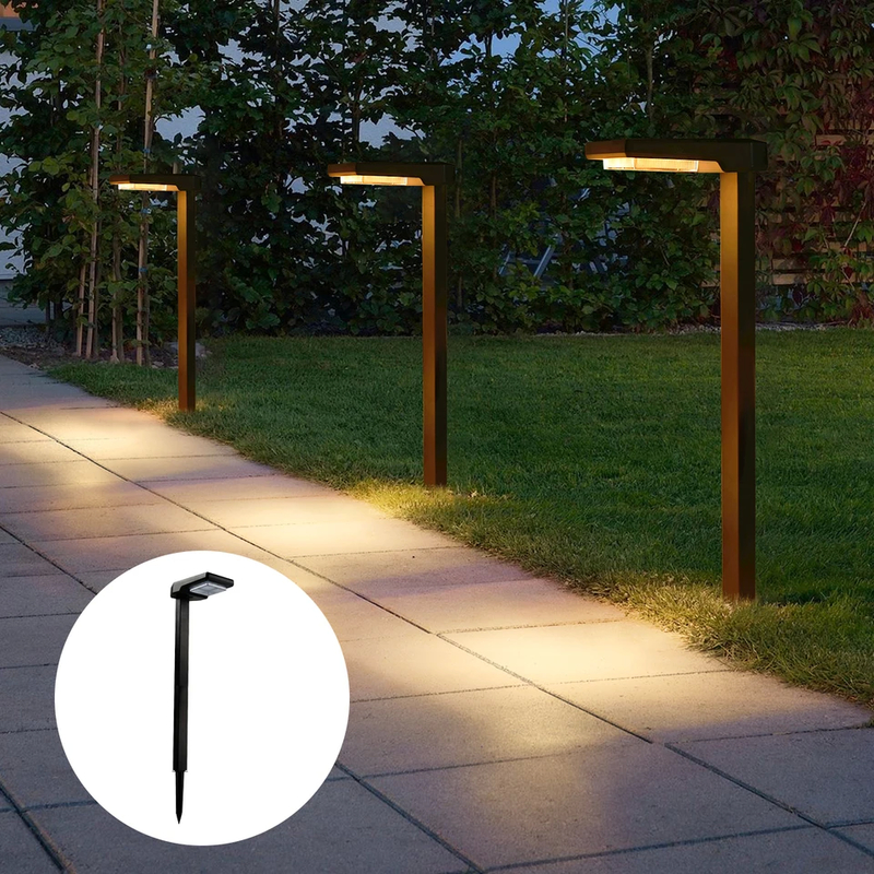 6 pcs LED 태양 전지 조명 - IP65 방수 야외 자락에서 새벽 자동 켜 / 끄