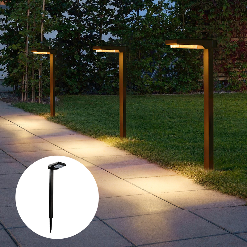 OEM ODM 야외 마당 경로 조명 저전압 풍경 정원 LED 볼러드 잔디 조명 스파이크