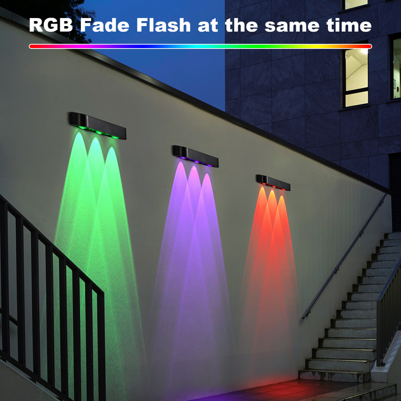 CDN-KF04E 태양 전력 RGB LED 조명 다재다능하고 에너지 절감 가능한 야외 조명