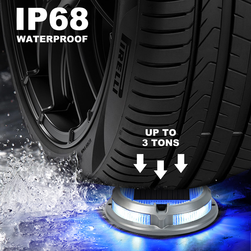 1200mAh 배터리 RGB 태양열 덱 라이트 장시간 야외 조명을 위해 110 * 22MM