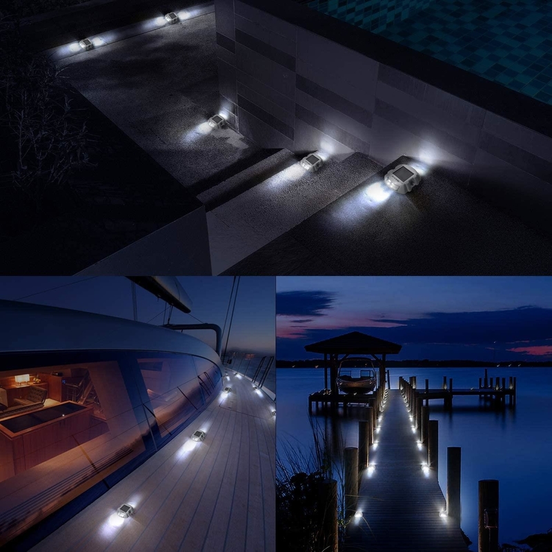 태양 전지 도로 반사기 6 LED 및 내장 Ni-MH 배터리 100h 조명 시간