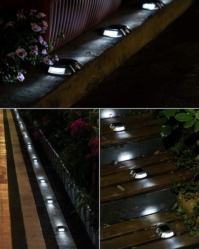 태양 전지 도로 반사기 6 LED 및 내장 Ni-MH 배터리 100h 조명 시간