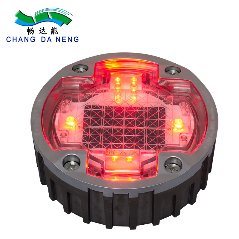 250g 태양 전력 플래싱 라이트 6 LED 및 플래시 또는 고정 모드 시각 거리 800 미터 LED 빛 소스