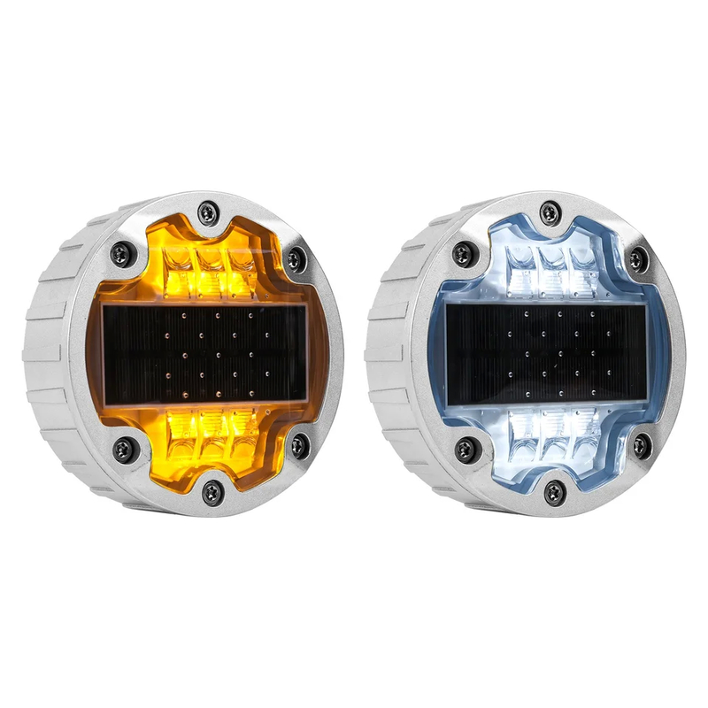 태양 전지 도로 반사기 6 LED 및 내장 Ni-MH 배터리 100h 조명 시간