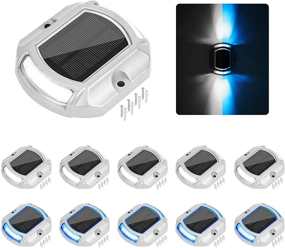 도로 안전 LED 광원 및 작업 시간 ≥100h의 태양 전지 도로 스톱 알루미늄 합금 PC