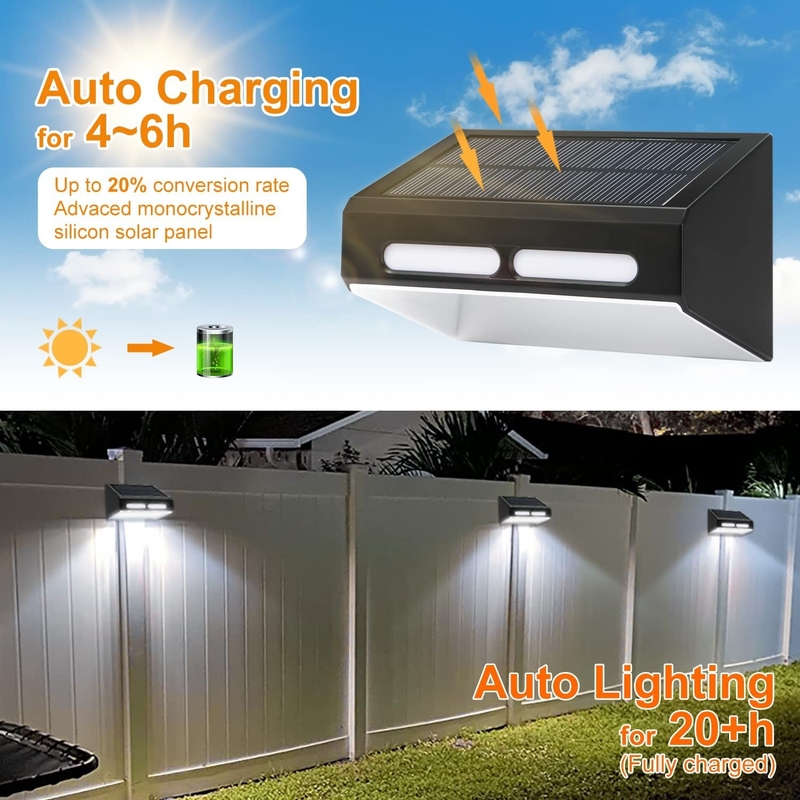 3.7V PWM 태양 전지 제어기 정원 / 벽 / 울타리 / 풍경 디자인을위한 장식 조명