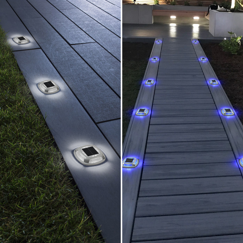 새로운 디자인 태양광 LED 정원 도크 라이트 알루미늄 재료