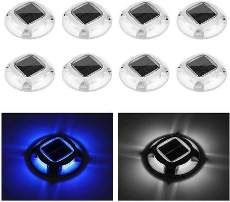 야외 LED 태양 전지 드라이브 웨이 도크 라이트 경보 계단 램프