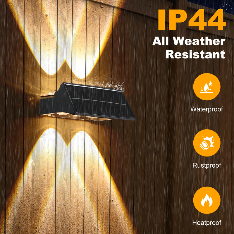 Customize Your Outdoor Ambiance with Our Solar LED Fence Light Perfect for Gardens Fences Pathways and Patios