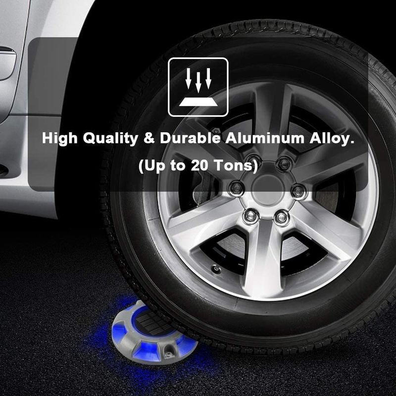 알루미늄 합금 태양 전지 도로 스탠 6000K 낮 빛 경고 IP67 방수 및 2 년 보증