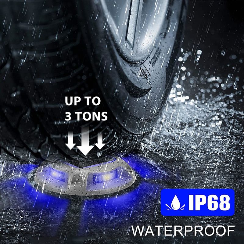 6000K 낮빛 경보 8pcs LED 및 110 * 22.5MM 크기 야외 사용