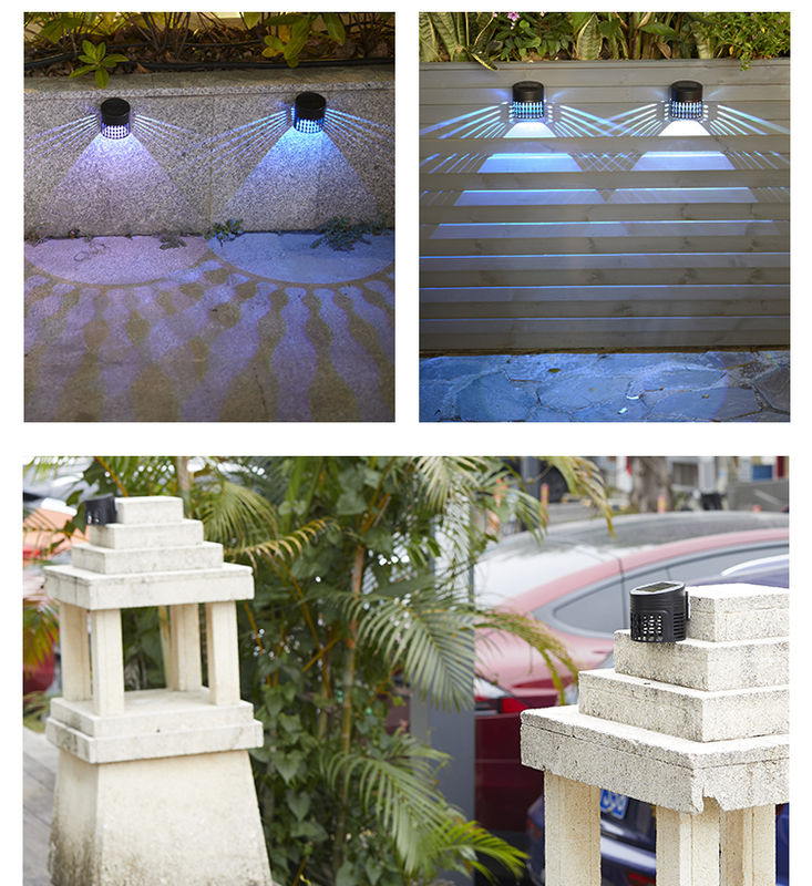 50000 시간 수명 120° 빔 각도와 2 년 보증을 가진 태양 울타리 빛 야외 정원 장식